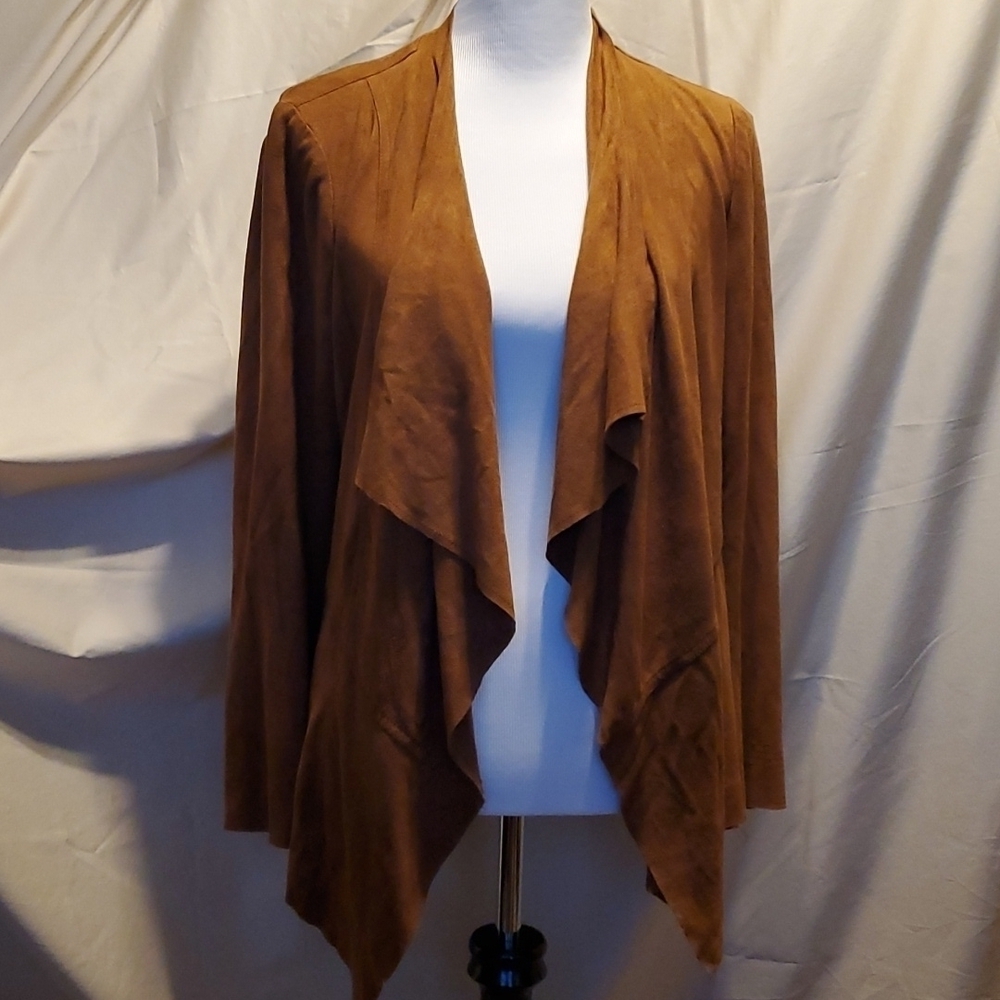 V Cristina Boho Waterfall Jacket Sz LG